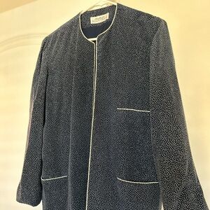 Linda Allard for Ellen Tracy size Petite 6 100% silk